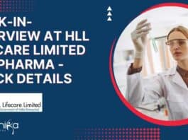 Walk-In-Interview at HLL Lifecare