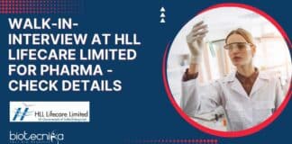 Walk-In-Interview at HLL Lifecare