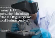Infosys Hiring Pharma For Regulatory & Clinical Business Analyst Job, Apply Online