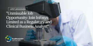 Infosys Hiring Pharma For Regulatory & Clinical Business Analyst Job, Apply Online