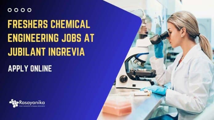 Freshers Chemical Engineering Jobs