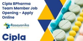 Cipla BPharma Team Member
