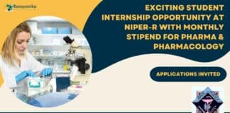 NIPER Student Internship