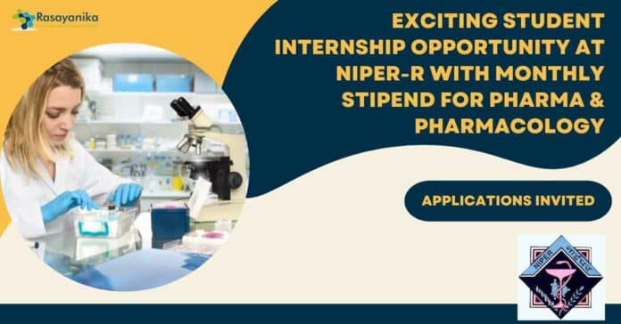 NIPER Student Internship