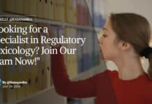 "Looking for a Specialist in Regulatory Toxicology? Join Our Team Now!"