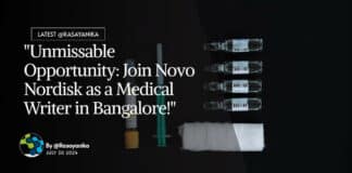 "Unmissable Opportunity: Join Novo Nordisk as a Medical Writer in Bangalore!"