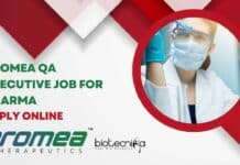 Promea QA Executive Job