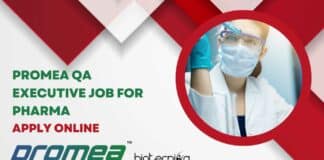 Promea QA Executive Job