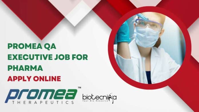 Promea QA Executive Job