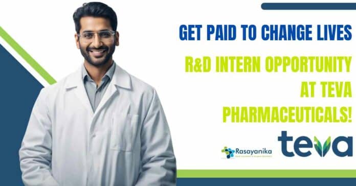 R&D Intern Position at Teva