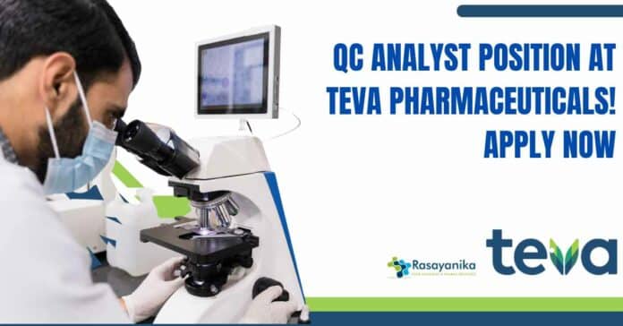QC Analyst Position at Teva