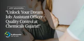"Unlock Your Dream Job: Assistant Officer - Quality Control at Chemicals Gujarat!"