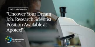 "Uncover Your Dream Job: Research Scientist Position Available at Apotex!"