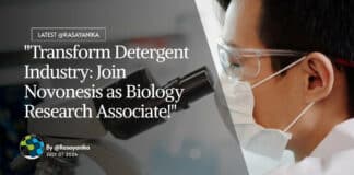 "Transform Detergent Industry: Join Novonesis as Biology Research Associate!"