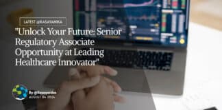 "Unlock Your Future: Senior Regulatory Associate Opportunity at Leading Healthcare Innovator"