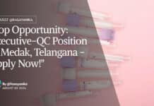 Piramal Pharma Quality Control Executive Job Opening - Apply Online