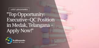 Piramal Pharma Quality Control Executive Job Opening - Apply Online