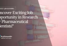 "Uncover Exciting Job Opportunity in Research for Pharmaceutical Scientists!"