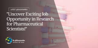 "Uncover Exciting Job Opportunity in Research for Pharmaceutical Scientists!"