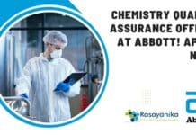 Chemistry QA Officer at Abbott!
