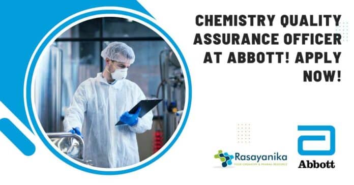 Chemistry QA Officer at Abbott!