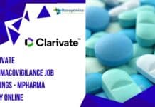 Clarivate Pharmacovigilance Job Openings