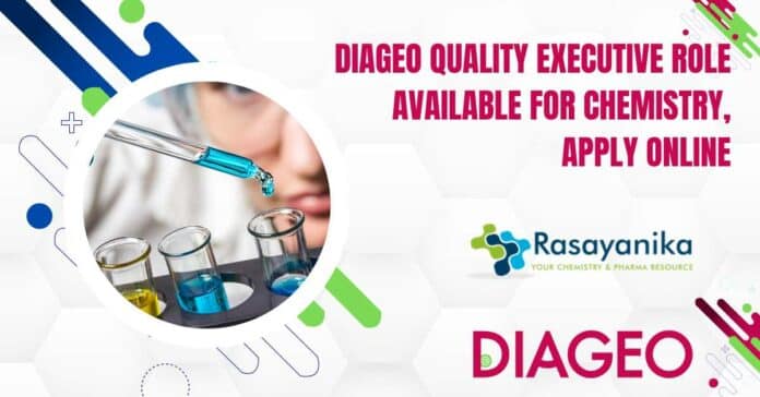DIAGEO Quality Executive Role