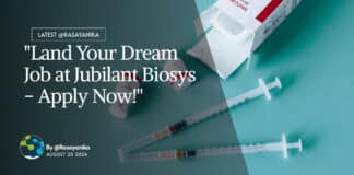 "Land Your Dream Job at Jubilant Biosys - Apply Now!"