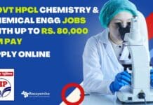 HPCL Chemical Engg Jobs With