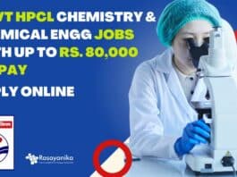 HPCL Chemical Engg Jobs With