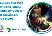 IISER Kolkata Project Scientist Job