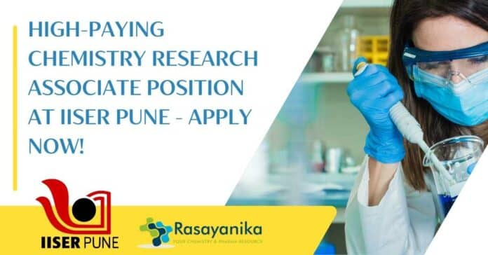 Chemistry Research Vacancies at IISER Pune