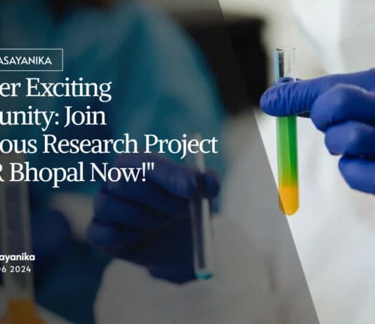 IISER Bhopal Chemistry & Chem Engg Project Job Opening - Apply Now