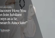 MPharma Vacancy at Jubilant Biosys - Apply Online For Research Associate Post