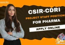 CSIR-CDRI Pharma Project Staff
