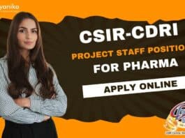 CSIR-CDRI Pharma Project Staff