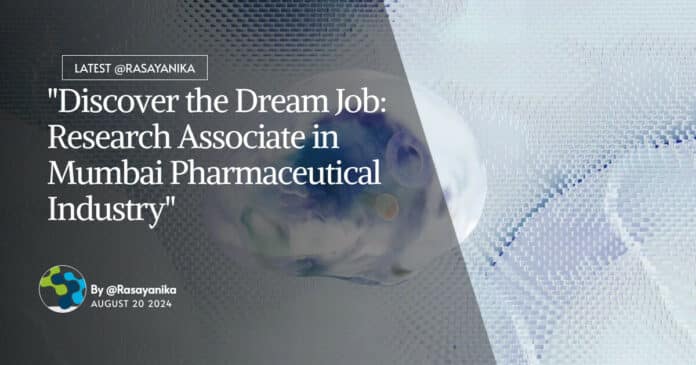 Endo Hiring! Research Associate For Pharma & Chem Job Opening