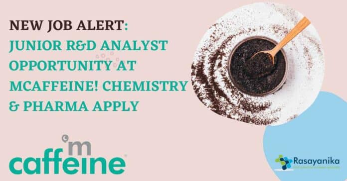 mCaffeine R&D Analyst Job Opening