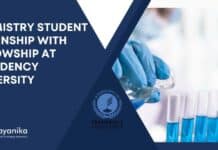 Chemistry Student Internship With Fellowship