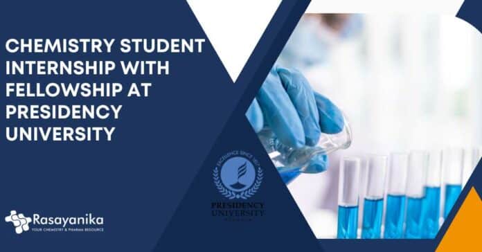Chemistry Student Internship With Fellowship