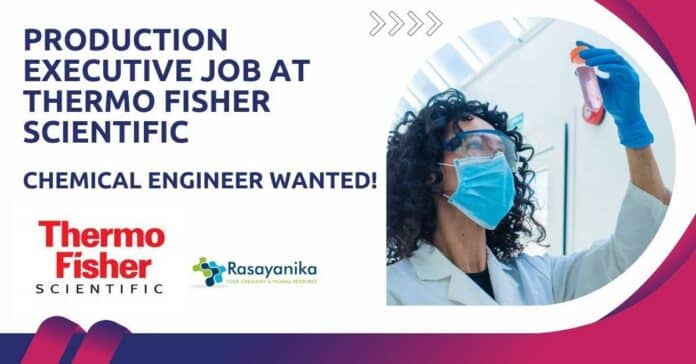 Production Executive Job at Thermo