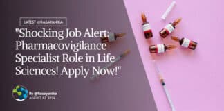 "Shocking Job Alert: Pharmacovigilance Specialist Role in Life Sciences! Apply Now!"