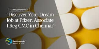 Pfizer Pharmacy Associate Job Opening