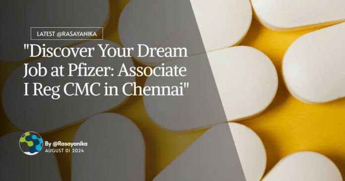 Pfizer Pharmacy Associate Job Opening