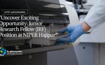Exciting Opportunity: Junior Research Fellow (JRF) Position at NIPER For Pharma & Chemistry "Uncover Exciting Opportunity: Junior Research Fellow (JRF) Position at NIPER Hajipur!"