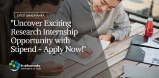 "Uncover Exciting Research Internship Opportunity with Stipend - Apply Now!"
