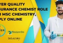 Bayer Quality Assurance Chemist