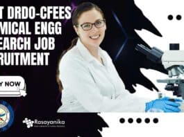 Govt DRDO-CFEES Chemical Engg