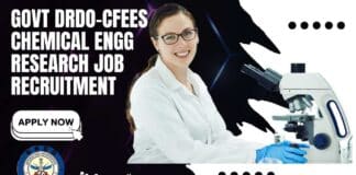 Govt DRDO-CFEES Chemical Engg