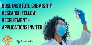 Bose Institute Chemistry Research Fellow